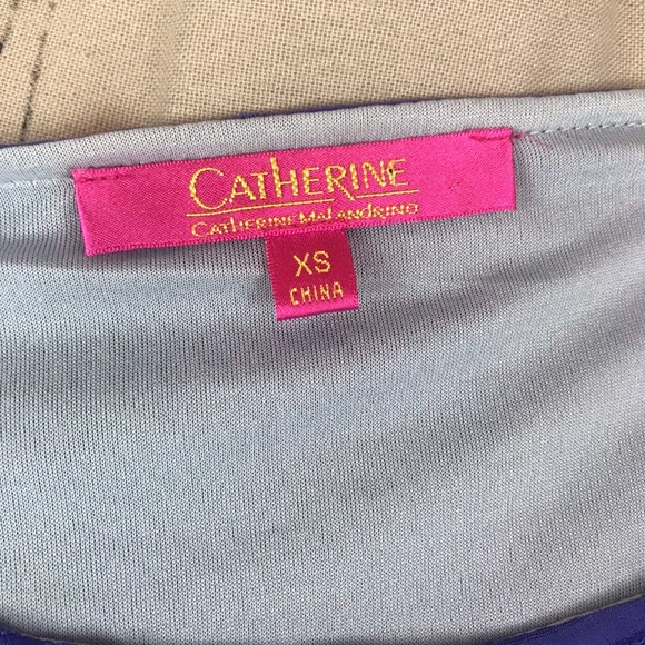 Catherine Malandrino Purple Sleeveless Dress XS - Picture 6 of 6